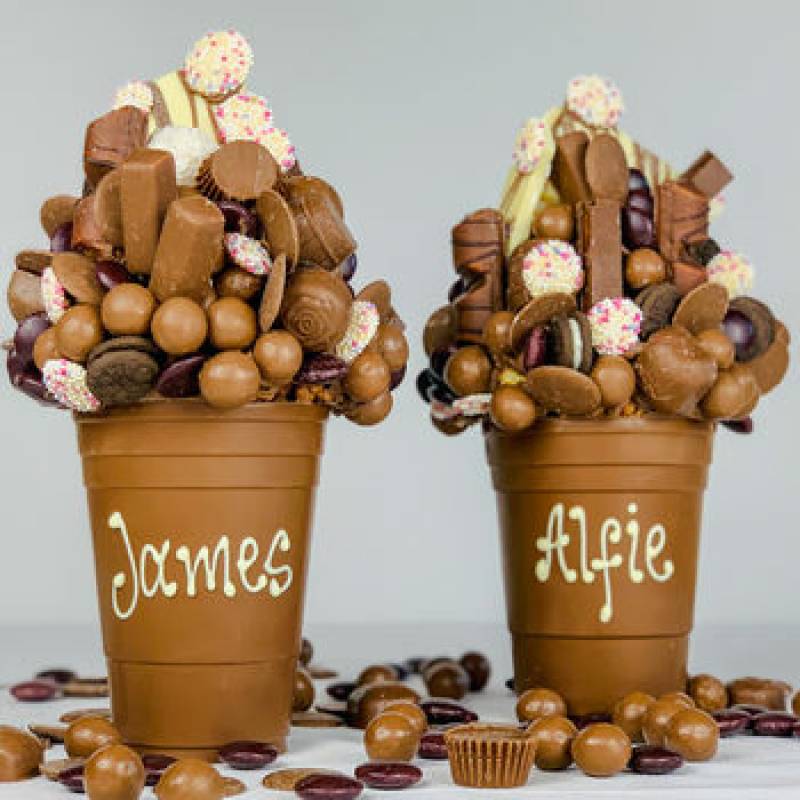 Personalised 1KG Belgian Chocolate Smash Cup